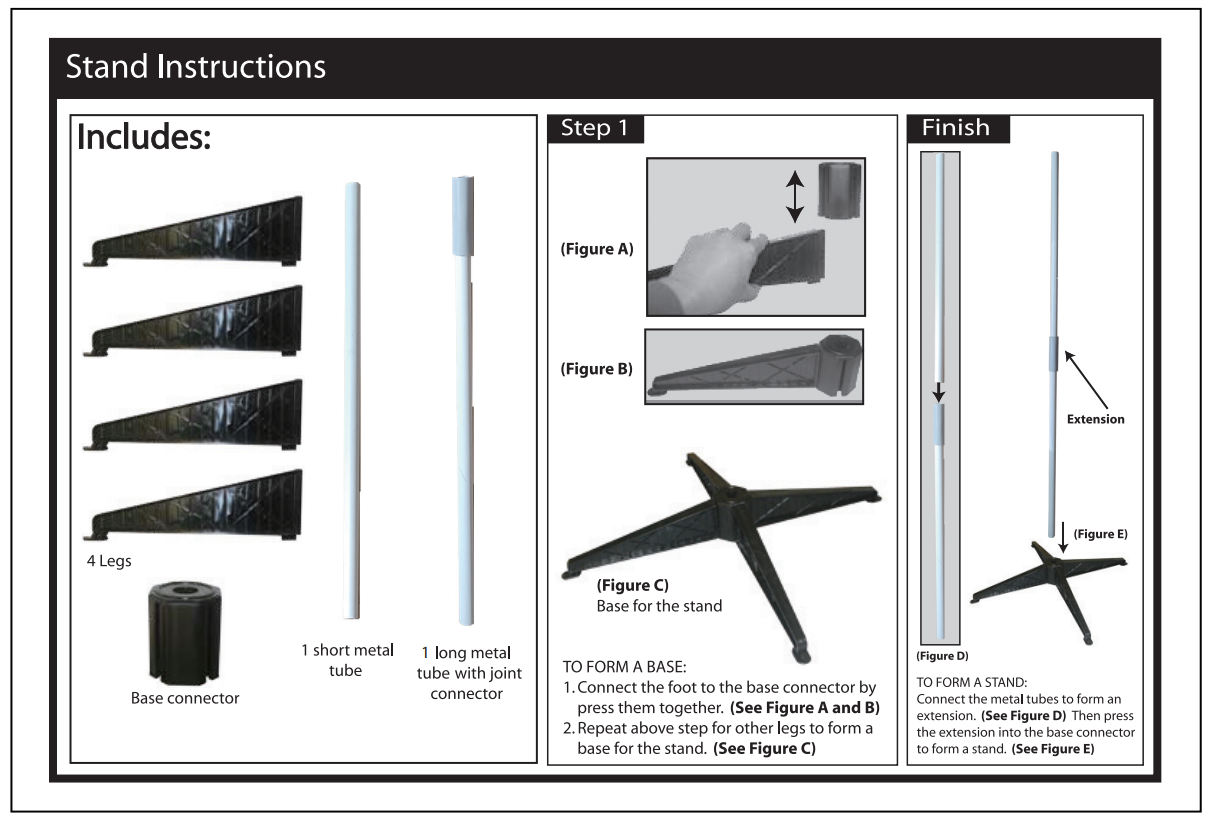 Stand&Base for Sunstar/ Aroma Halloween Animatronics